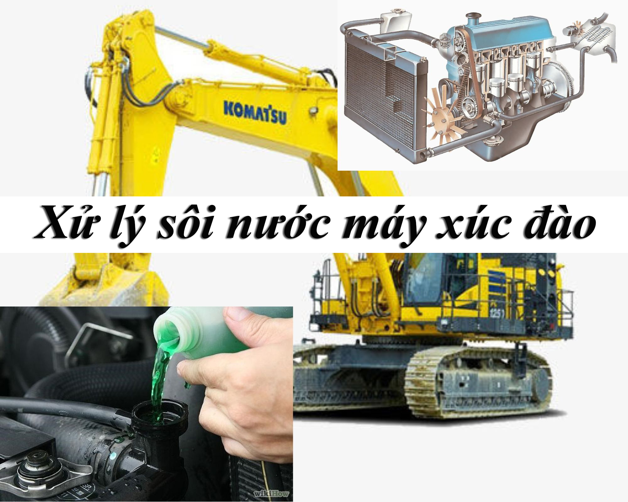 Xử lý sôi nước máy xúc đào